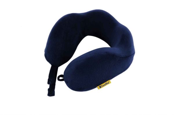 Almohadilla de viaje ergonómica de espuma viscoelástica con funda - Imagen 3