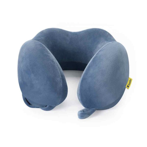 Almohadilla de viaje ergonómica de espuma viscoelástica con funda - Imagen 2
