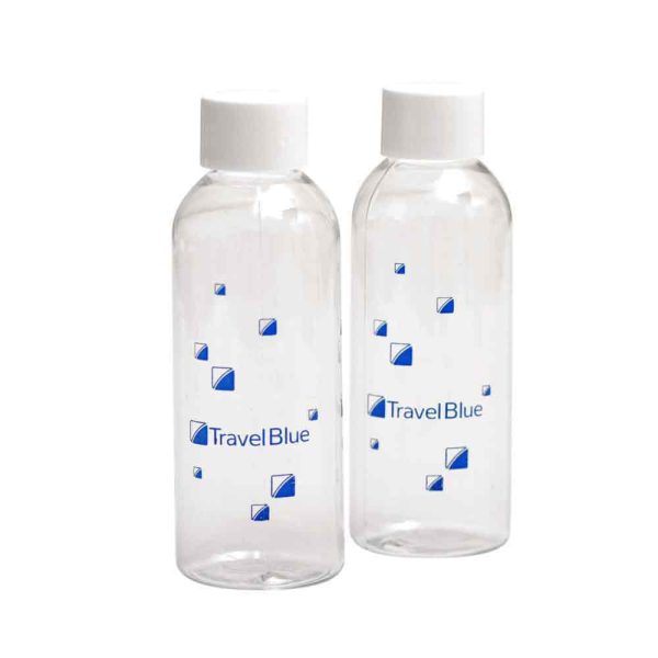 2 x liquid containers ( 2 botellas de 100ml para el viaje )